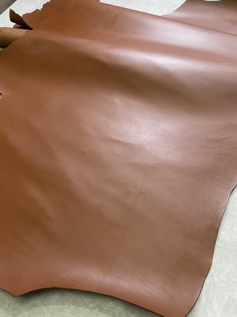 画像6: 牛革　Jスムース　ブラウン　レザー (6)