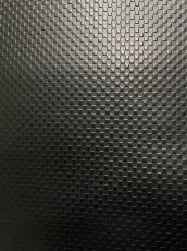 画像4: 牛革　市松模様型押し　ブラック　レザークラフト　 (4)