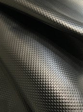 画像2: 牛革　市松模様型押し　ブラック　レザークラフト　 (2)