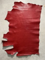 画像1: 牛革 ショルダー  レッド　レザークラフト (1)