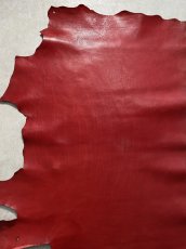 画像9: 牛革 ショルダー  レッド　レザークラフト (9)