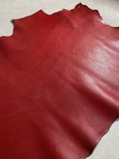 画像7: 牛革 ショルダー  レッド　レザークラフト (7)