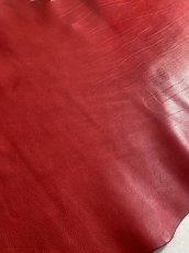 画像6: 牛革 ショルダー  レッド　レザークラフト (6)