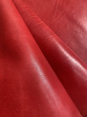 画像4: 牛革 ショルダー  レッド　レザークラフト (4)