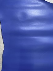 画像3: 牛革　Jスムース　ブルー　レザー (3)