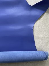 画像6: 牛革　Jスムース　ブルー　レザー (6)