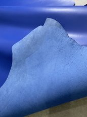 画像11: 牛革　Jスムース　ブルー　レザー (11)