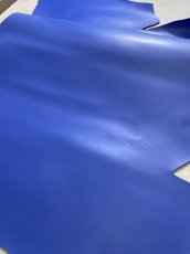 画像9: 牛革　Jスムース　ブルー　レザー (9)