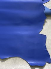 画像8: 牛革　Jスムース　ブルー　レザー (8)