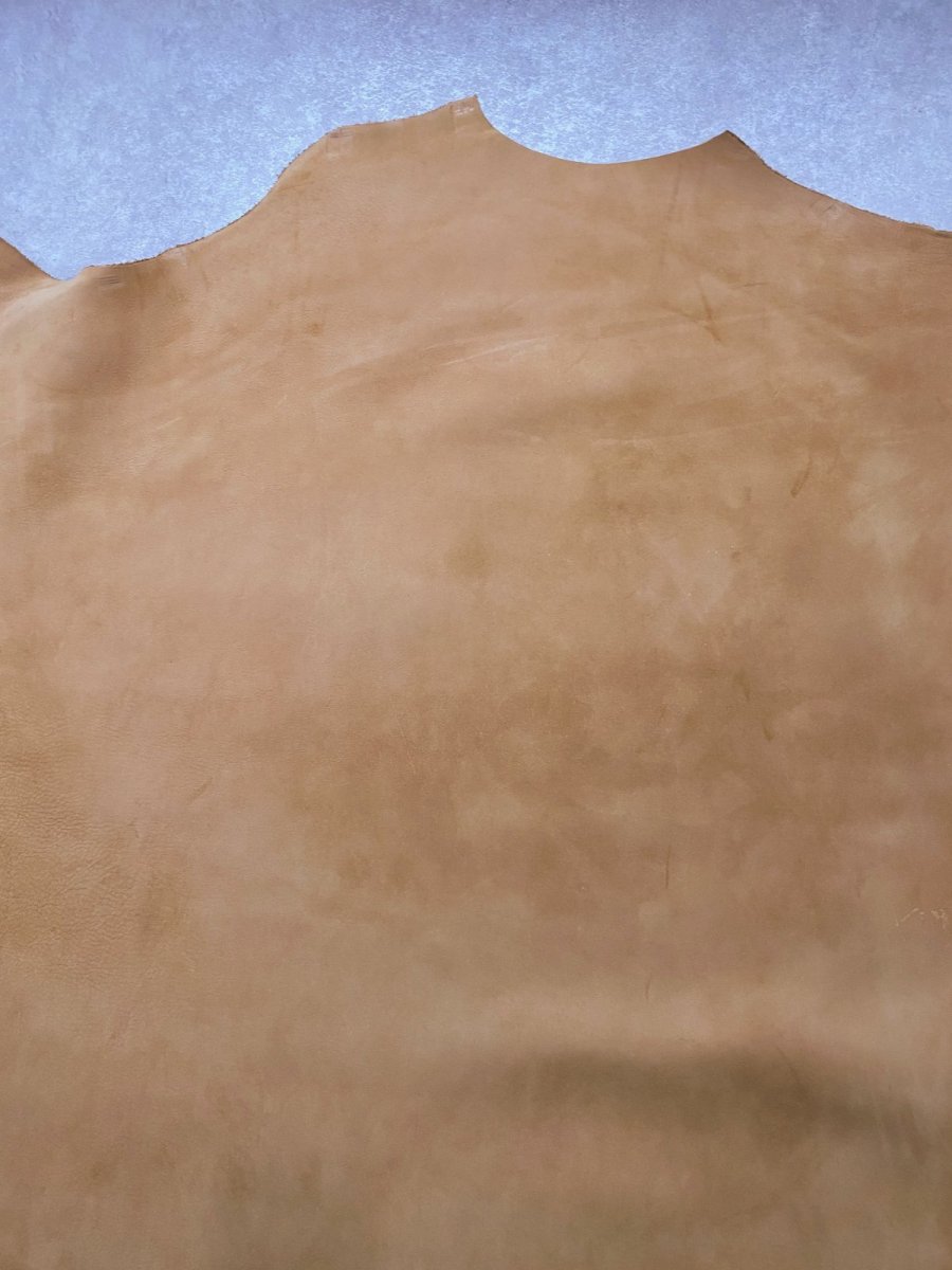 画像8: 牛革 ヌバック キャメル (8)