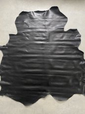 画像1: 牛革　バッファロー　ブラック　レザー (1)