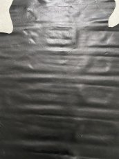 画像5: 牛革　バッファロー　ブラック　レザー (5)