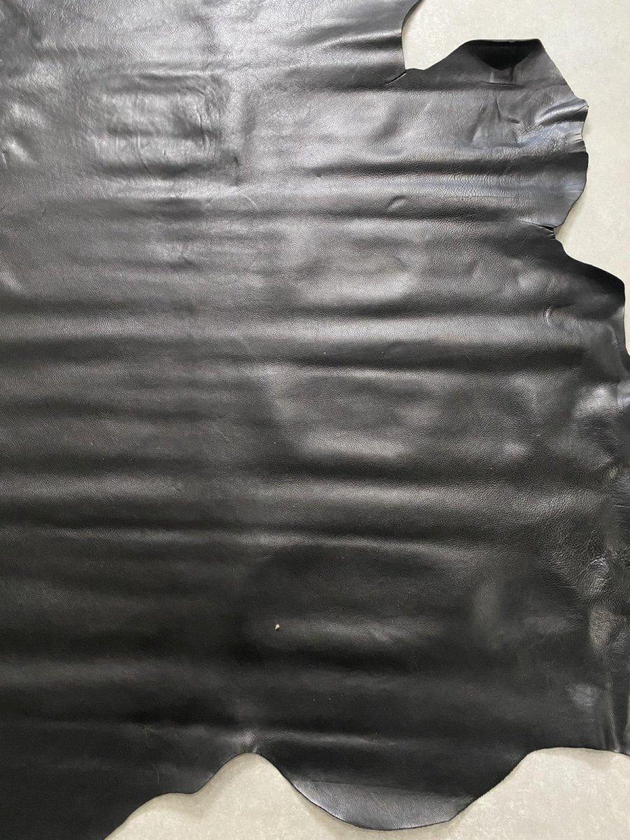 画像8: 牛革　バッファロー　ブラック　レザー (8)