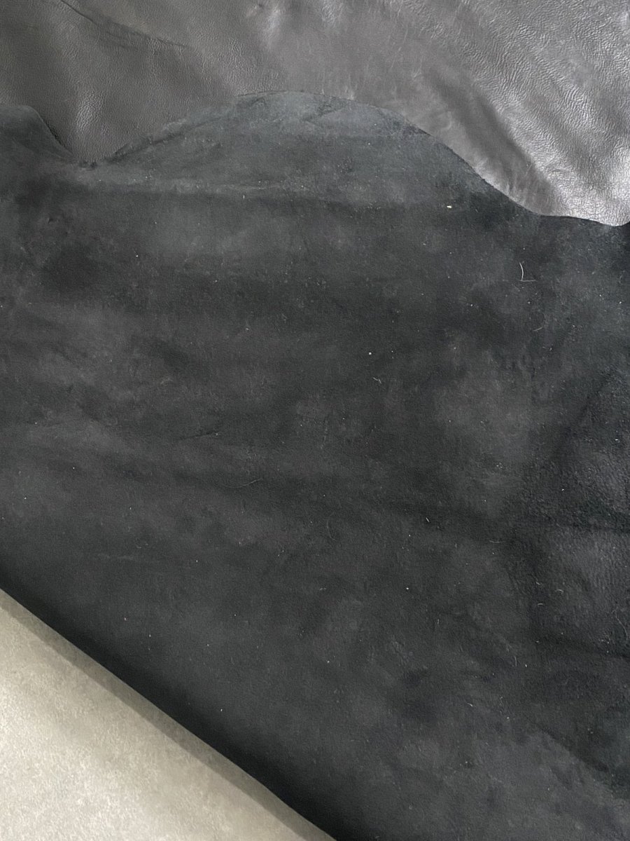 画像9: 牛革　バッファロー　ブラック　レザー (9)