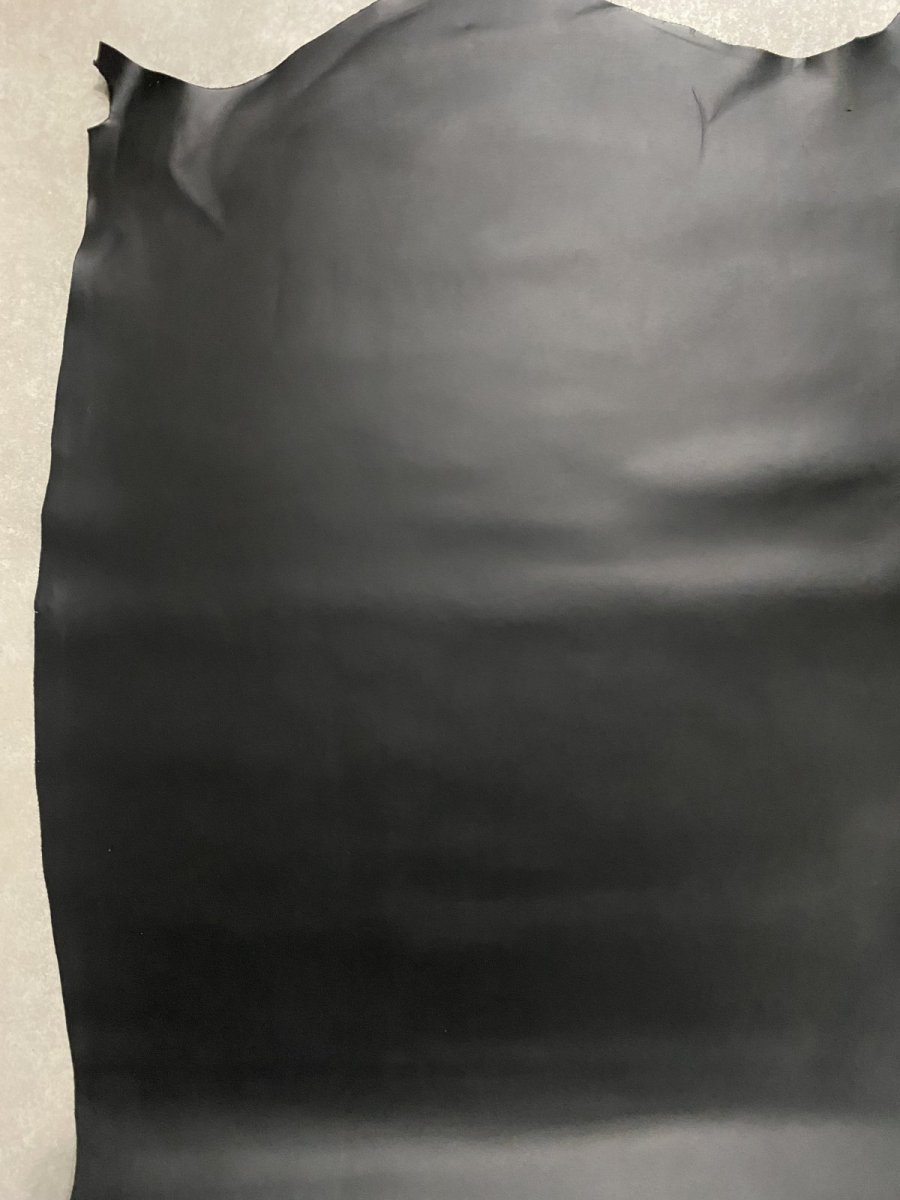 画像5: 牛革　スムースレザー　ブラック (5)