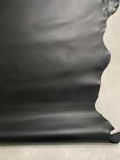 画像8: 牛革　スムースレザー　ブラック (8)