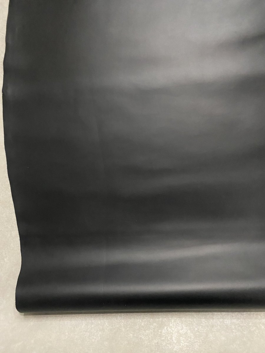 画像7: 牛革　スムースレザー　ブラック (7)