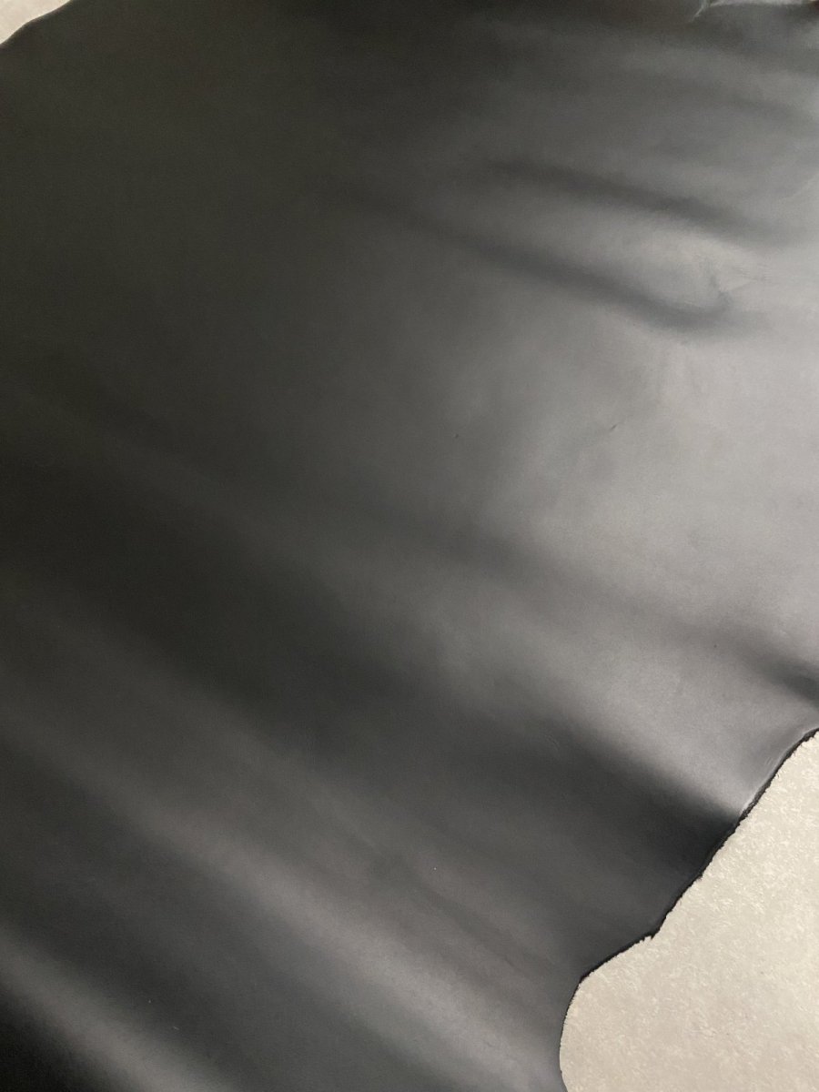 画像3: 牛革　スムースレザー　ブラック (3)