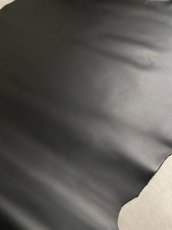 画像3: 牛革　スムースレザー　ブラック (3)