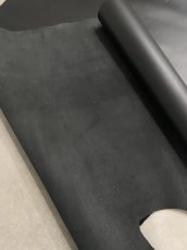 画像9: 牛革　スムースレザー　ブラック (9)
