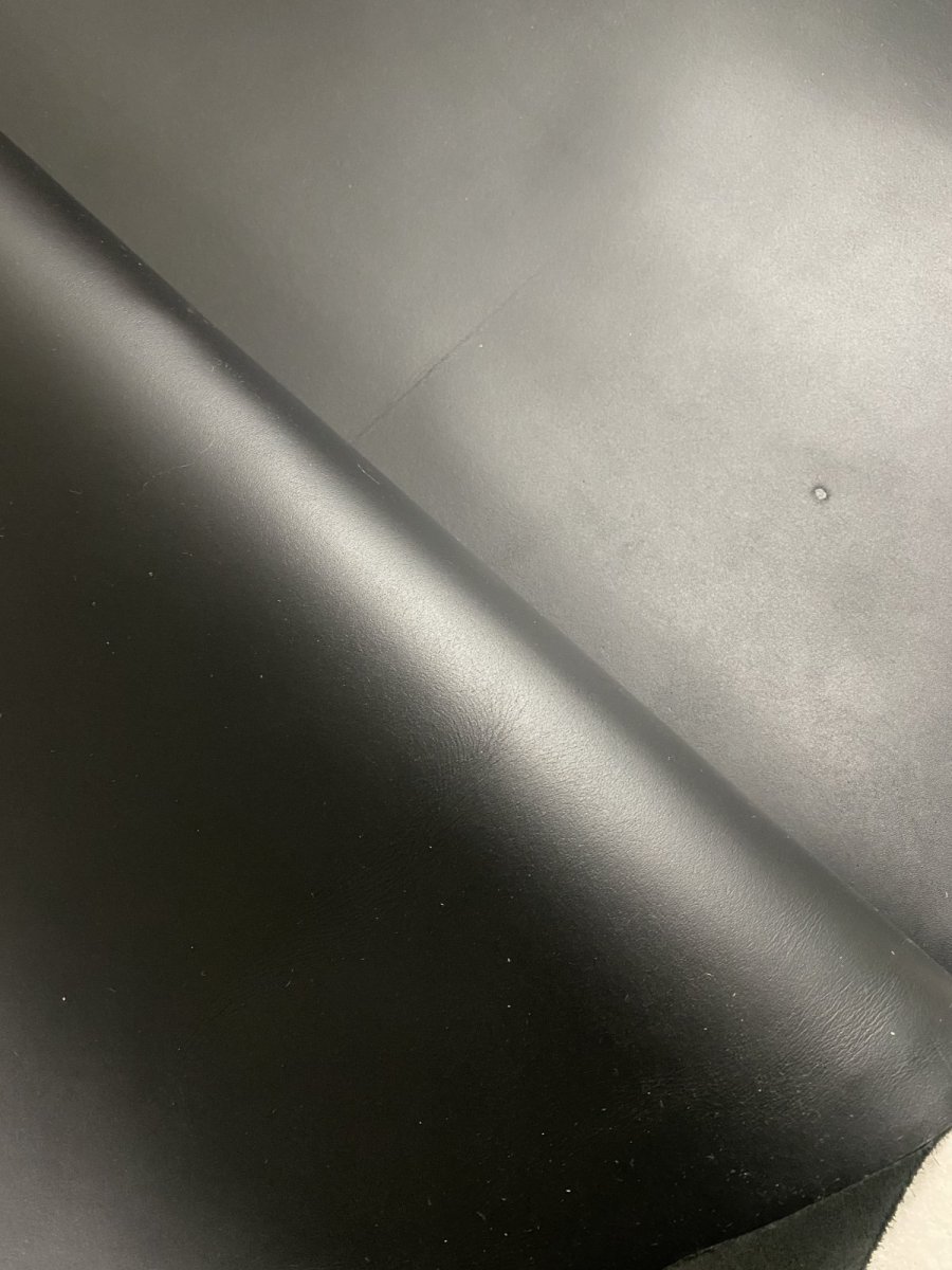 画像4: 牛革　スムースレザー　ブラック (4)