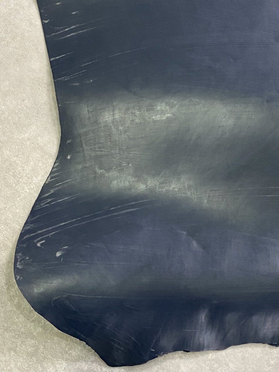 画像6: イングリッシュブライドルレザー 　ネイビー (6)