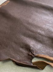 画像8: 牛革　シボオイル　チョコ　レザークラフト　 (8)