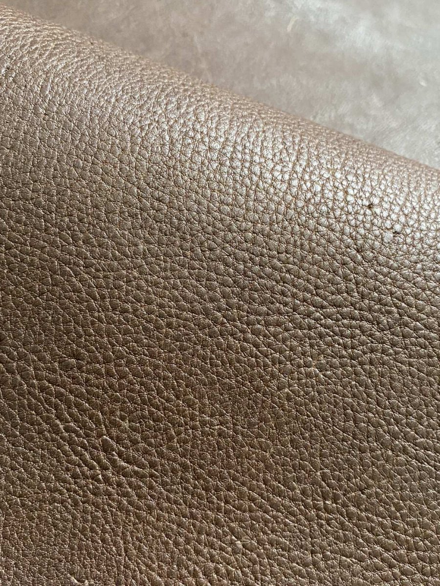 画像9: 牛革　シボオイル　チョコ　レザークラフト　 (9)