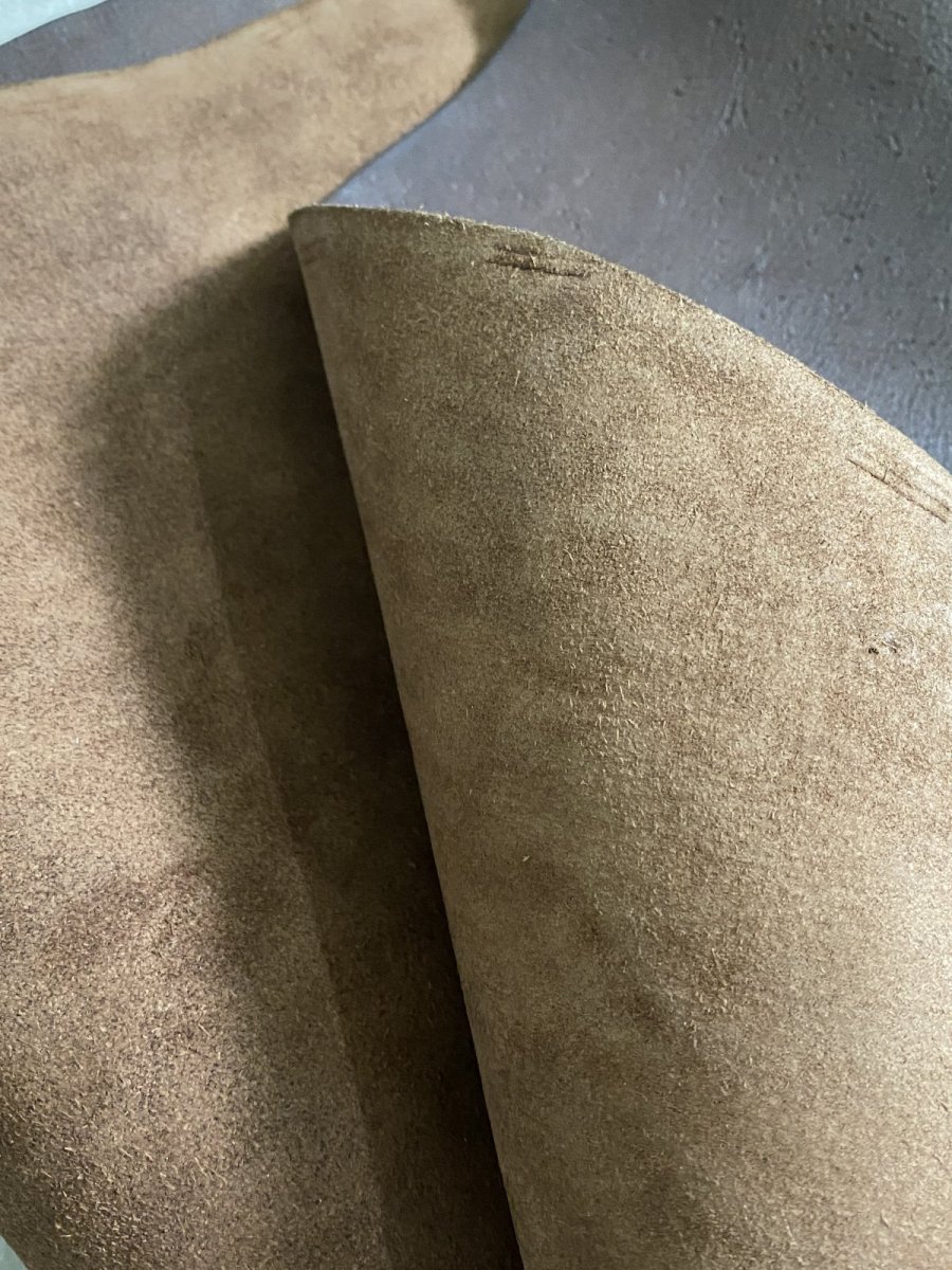 画像10: 牛革　シボオイル　チョコ　レザークラフト　 (10)