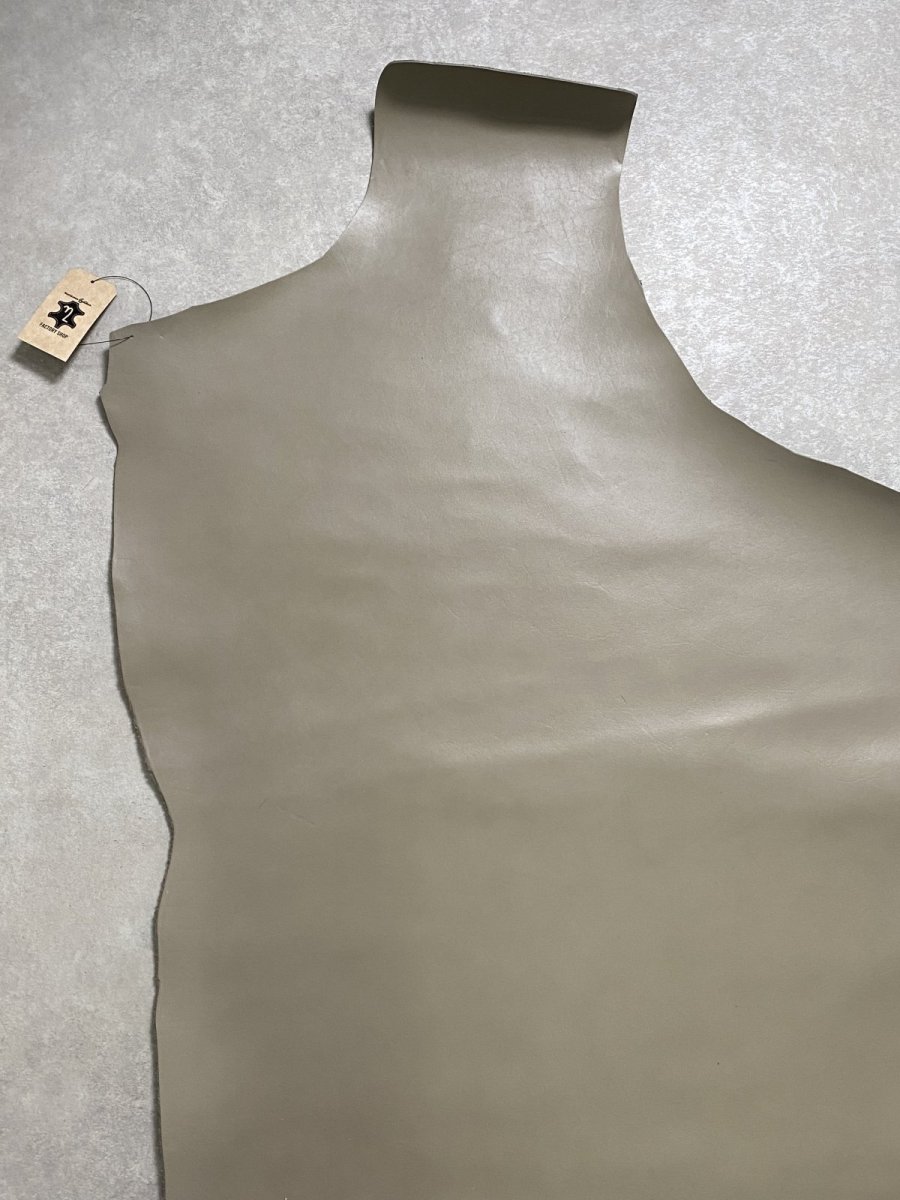 画像2: 牛革　Jスムース　グレー　レザー (2)