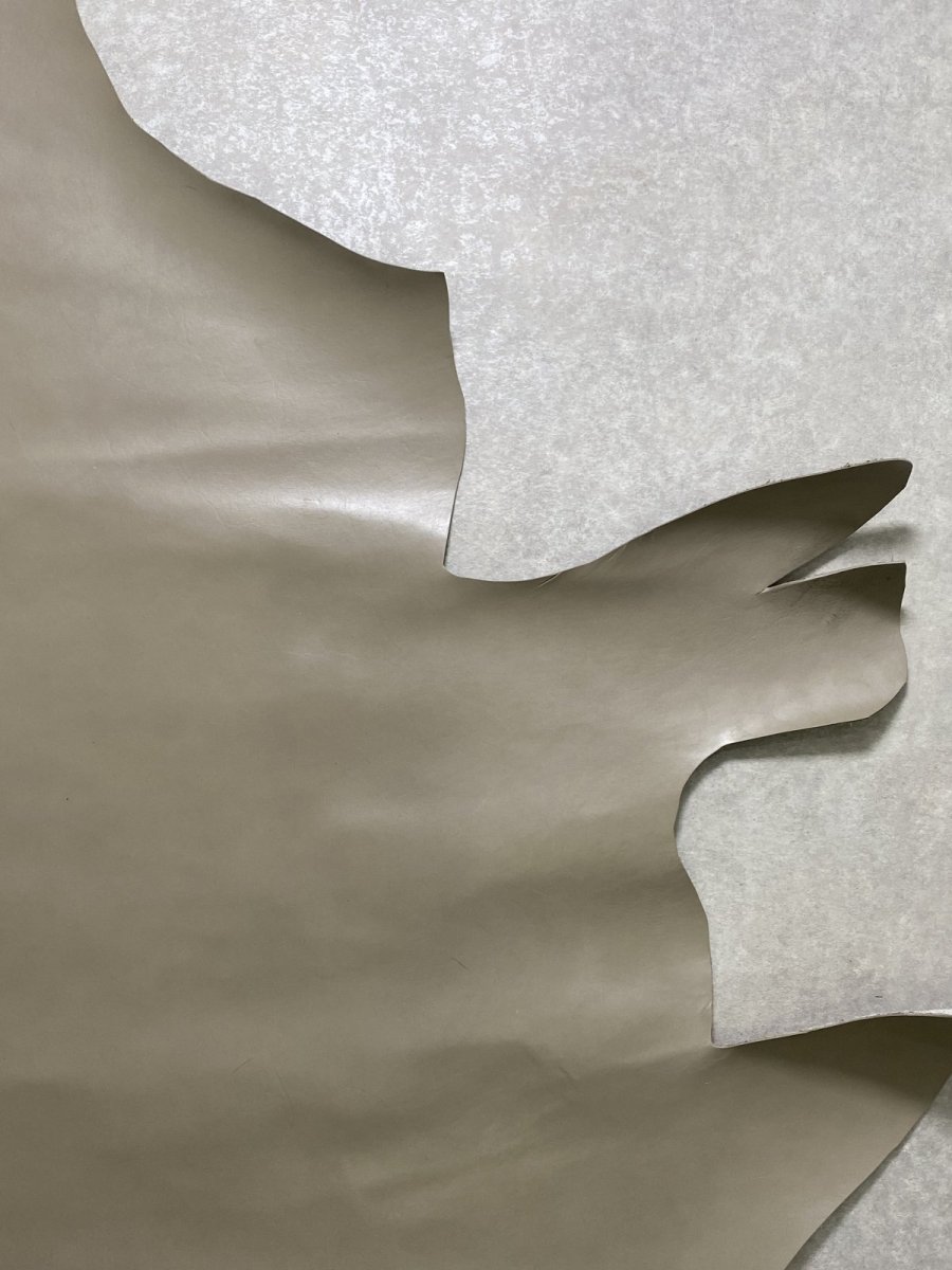 画像3: 牛革　Jスムース　グレー　レザー (3)