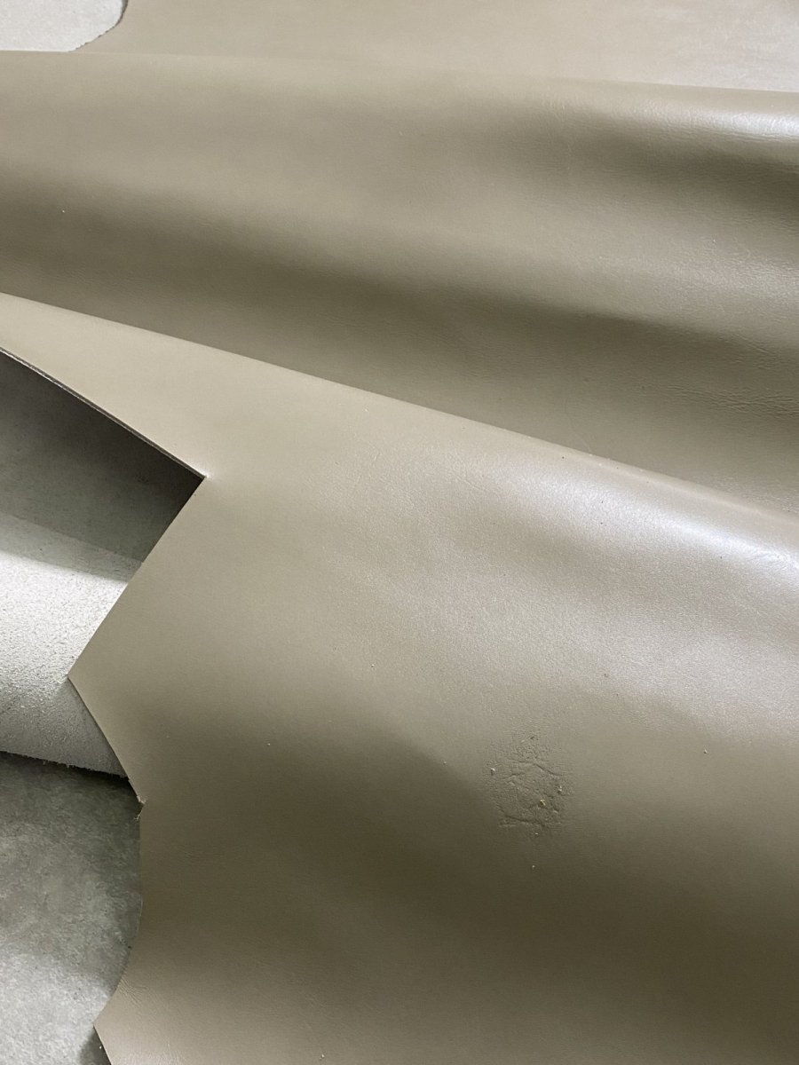 画像7: 牛革　Jスムース　グレー　レザー (7)