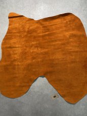 画像4: ベロア　オレンジ　牛革 (4)