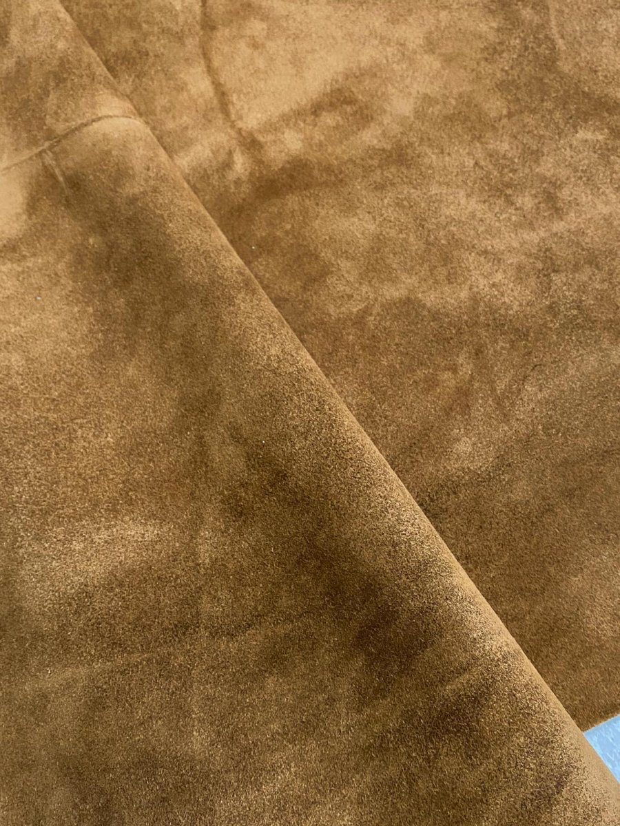 画像4: ベロア丸革　ブラウン (4)