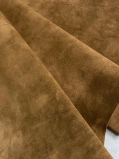 画像1: ベロア丸革　ブラウン (1)