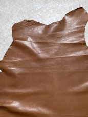 画像3: 牛革　アレグリアバッファロー　キャメル　レザー (3)