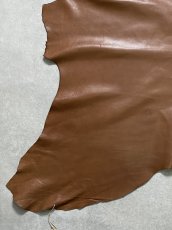 画像5: 牛革　アレグリアバッファロー　キャメル　レザー (5)