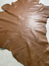 画像7: 牛革　アレグリアバッファロー　キャメル　レザー (7)