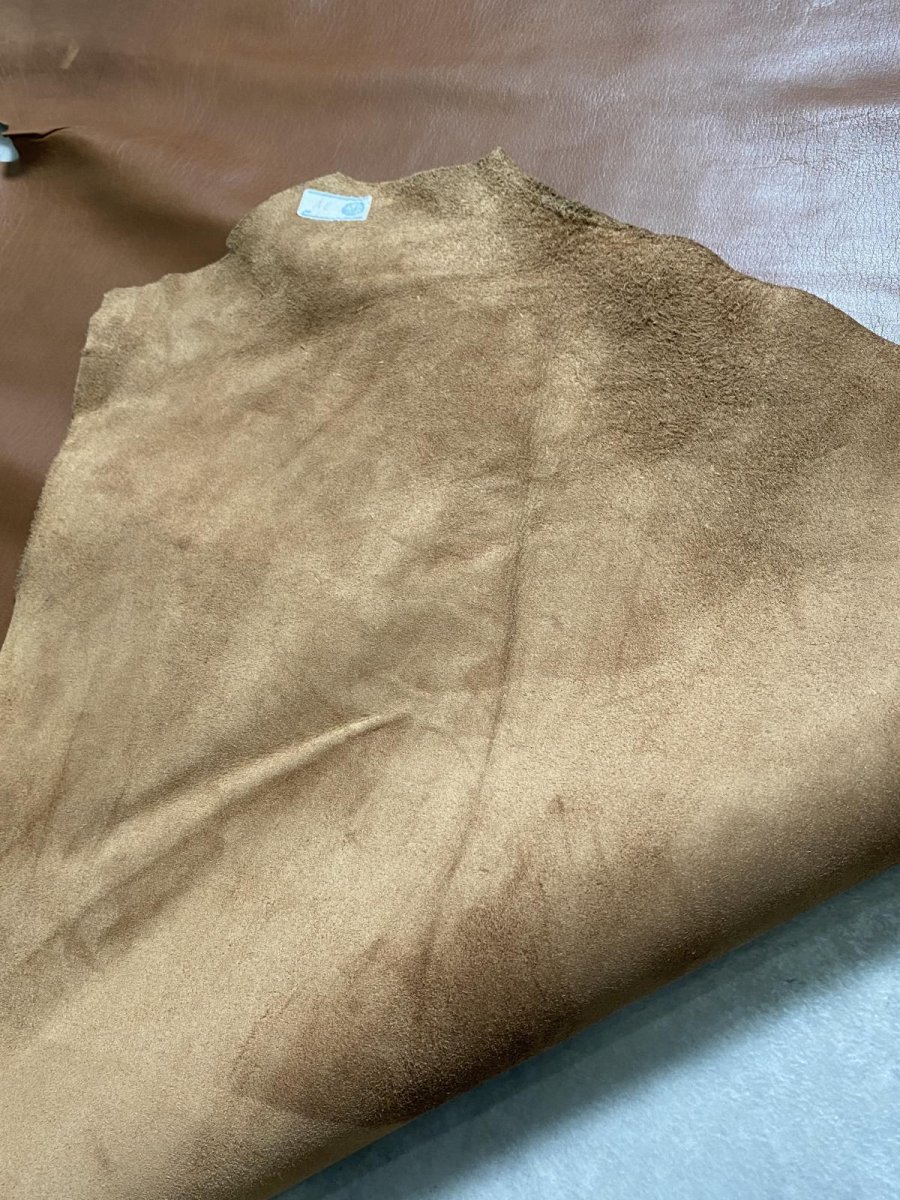 画像9: 牛革　アレグリアバッファロー　キャメル　レザー (9)