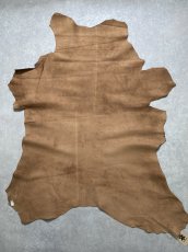画像10: 牛革　アレグリアバッファロー　キャメル　レザー (10)