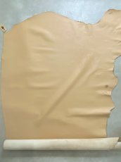 画像7: 牛革　シュリンクノボ　ベージュ　レザークラフト (7)