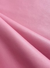画像2: 牛革　シュリンクノボ　ピンク　レザークラフト (2)