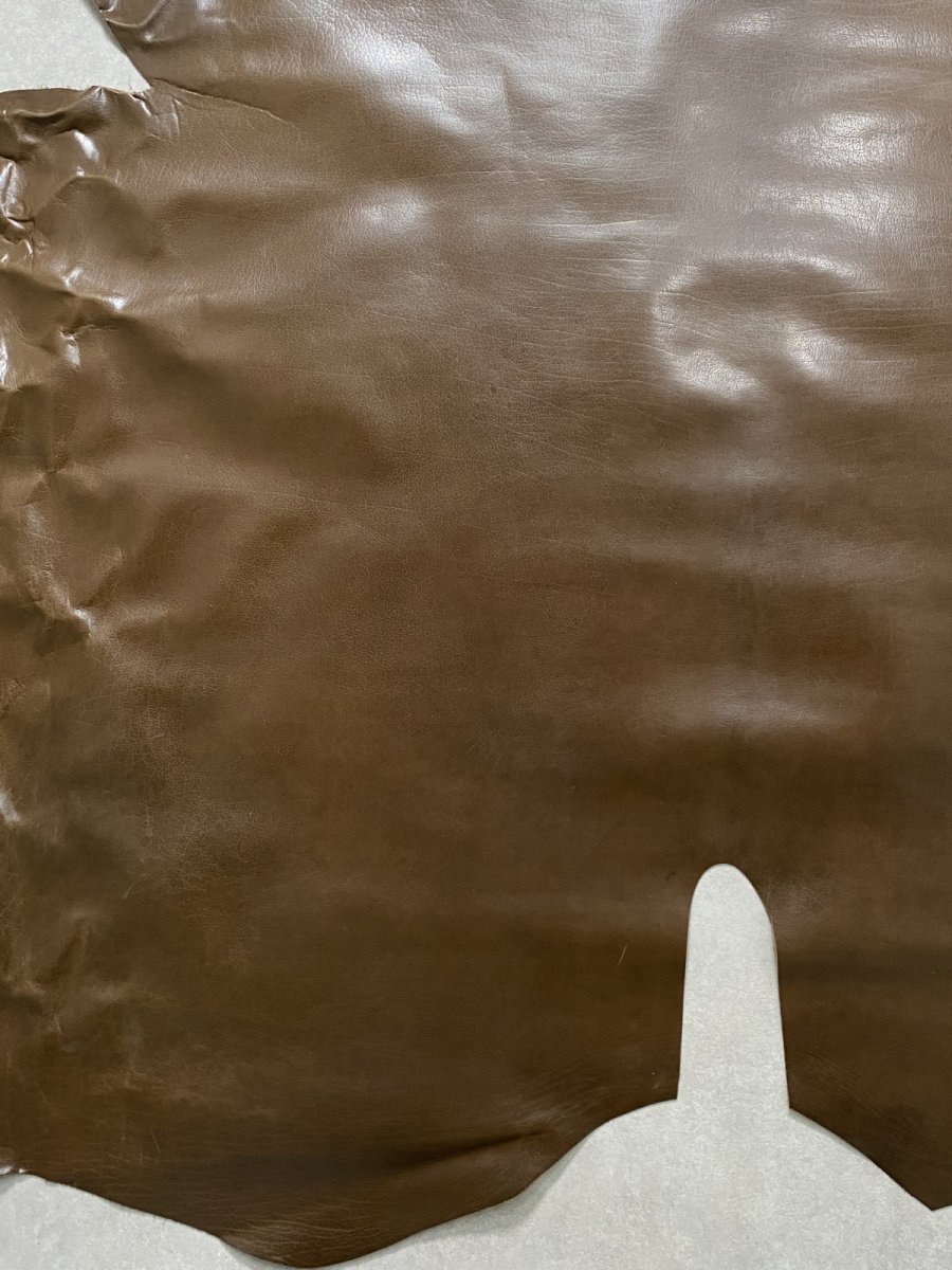 画像9: 牛革　オイルバッファロー　ブラウン　レザー (9)