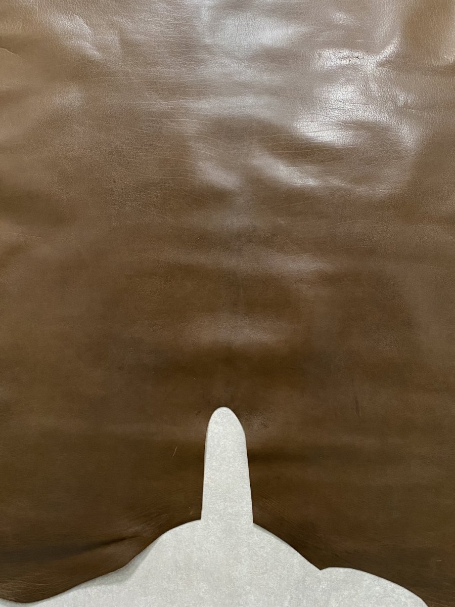 画像10: 牛革　オイルバッファロー　ブラウン　レザー (10)