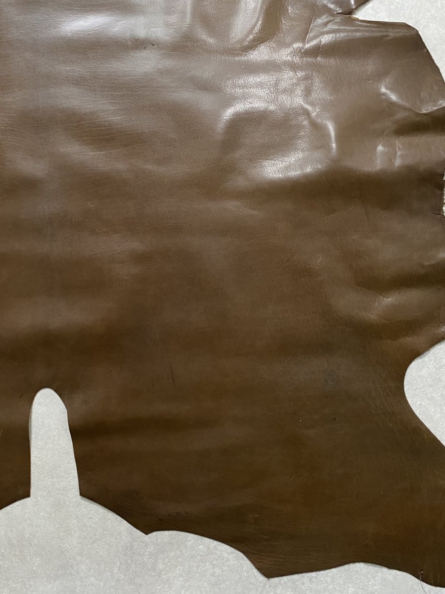 画像11: 牛革　オイルバッファロー　ブラウン　レザー (11)