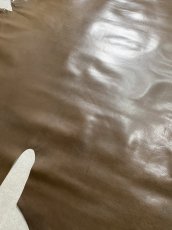 画像3: 牛革　オイルバッファロー　ブラウン　レザー (3)
