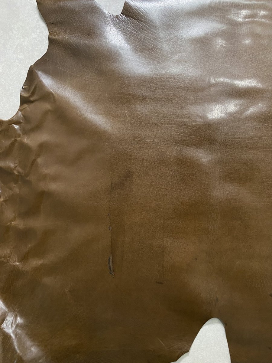 画像7: 牛革　オイルバッファロー　ブラウン　レザー (7)