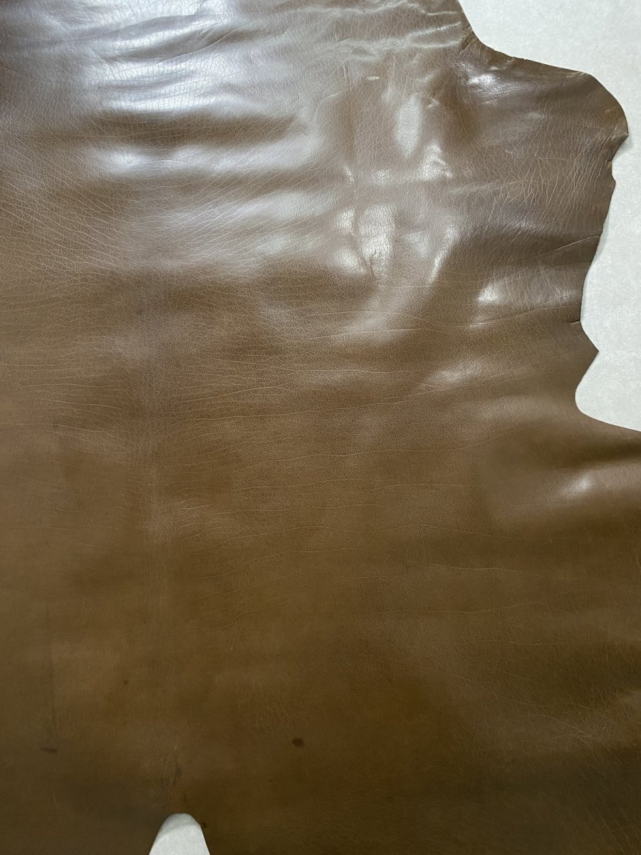 画像8: 牛革　オイルバッファロー　ブラウン　レザー (8)