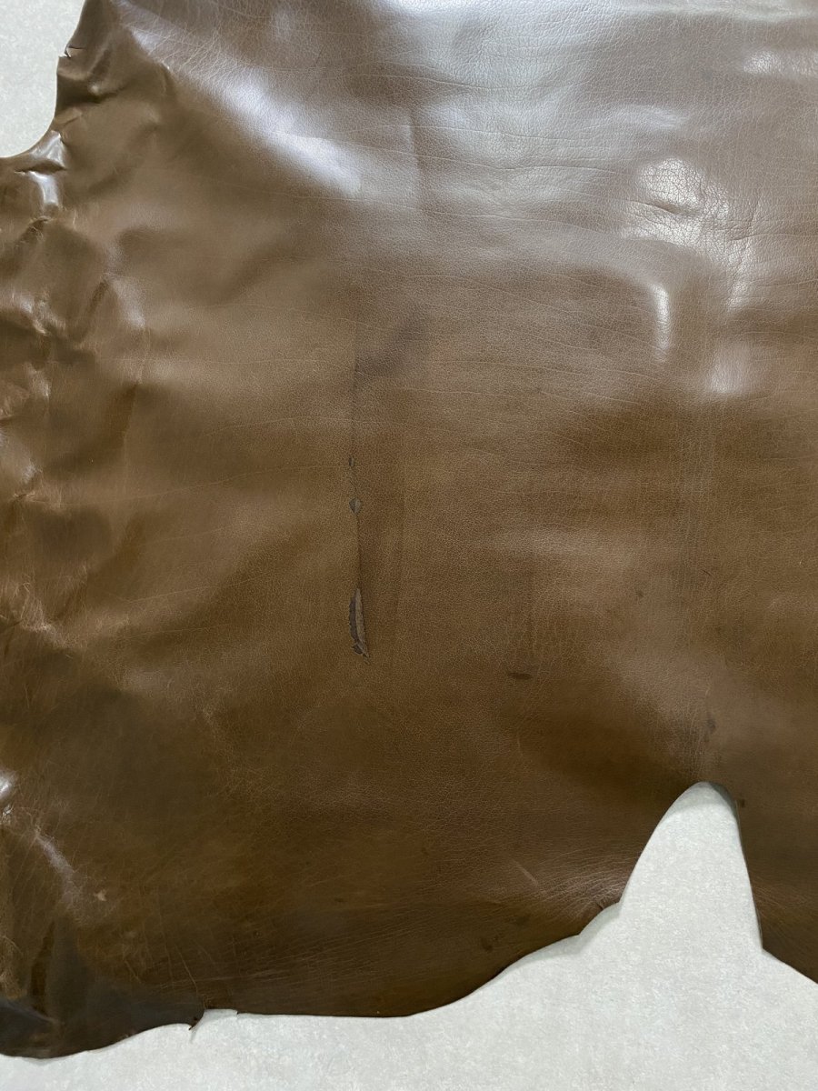 画像9: 牛革　オイルバッファロー　ブラウン　レザー (9)