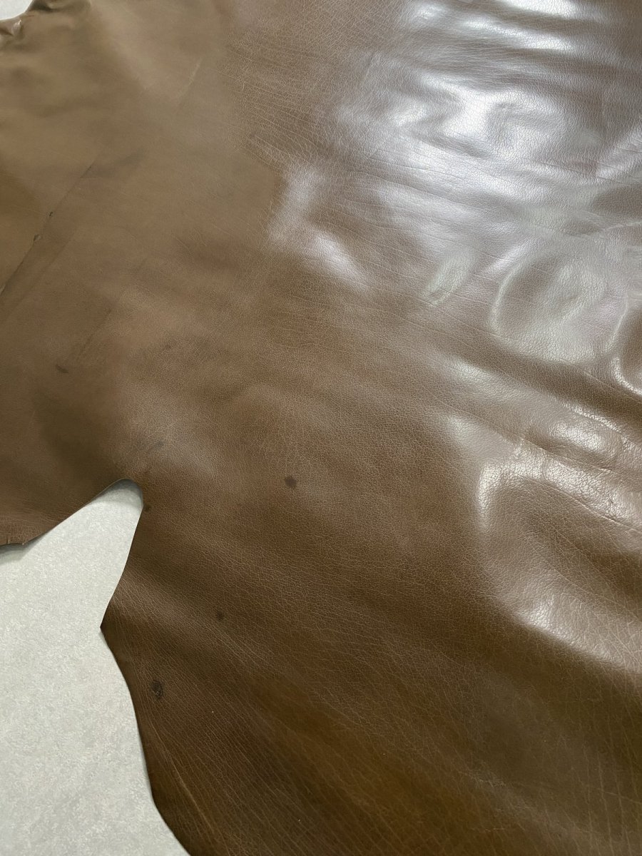 画像5: 牛革　オイルバッファロー　ブラウン　レザー (5)